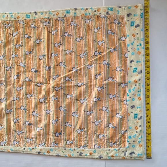 Handmade Patchwork Flannel Reversible Baby Blanket - Picture 14 of 16